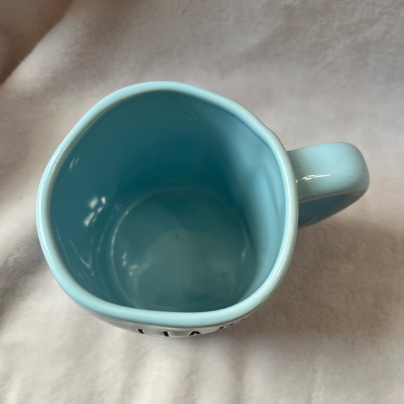 Rae Dunn Happy Spring Easter Holiday Blue Coffee Mug. NWT. Blue Interior - Picture 3 of 4